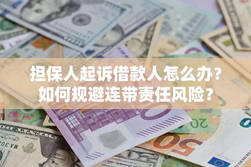北京担保人起诉借款人怎么办？如何规避连带责任风险？