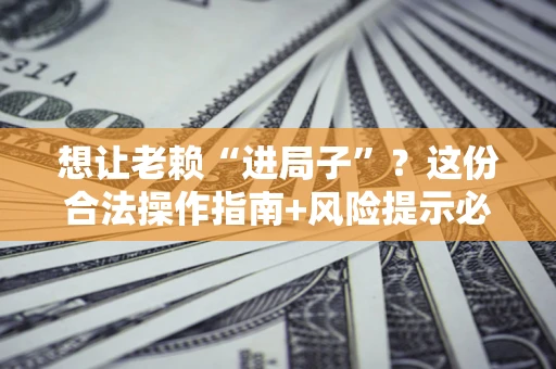 北京想让老赖“进局子”？这份合法操作指南+风险提示必须看！